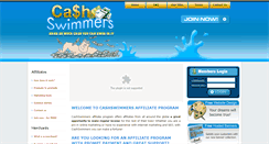 Desktop Screenshot of cashswimmers.com