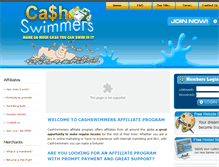 Tablet Screenshot of cashswimmers.com